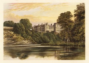 Hrad Brechin, Angus, Skotsko. ,1880 (rytina) od Alexander Francis (after) Lydon