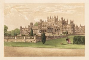Eaton Hall, Cheshire, Anglie. od Alexander Francis (after) Lydon