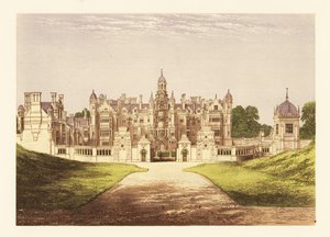 Harlaxton Manor, Lincolnshire, Anglie.