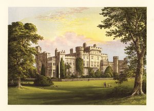 Hrad Hawarden, Flintshire, Wales. od Alexander Francis (after) Lydon