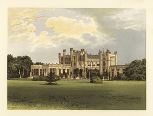 Hrad Highcliffe, Hampshire, Anglie. od Alexander Francis (after) Lydon