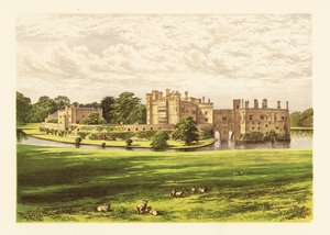 Hrad Leeds, Kent, Anglie.