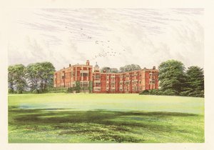 Temple Newsam, Yorkshire, Anglie. ,1880 (rytina) od Alexander Francis (after) Lydon