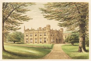 Thrybergh Park, Yorkshire, Anglie. 1880 (rytina)