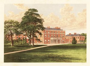 Trafalgar House, Wiltshire, Anglie. ,1880 (rytina) od Alexander Francis (after) Lydon