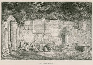 Dryburgh Abbey, hlavní oltář od Alexander Francis Lydon