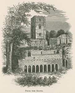 Fountains Abbey, Z jihu od Alexander Francis Lydon