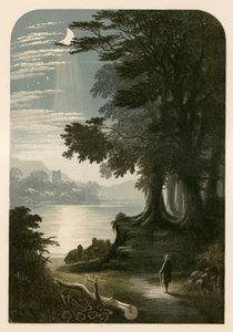 Ilustrace k Miltonově Il Penseroso od Alexander Francis Lydon