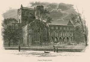 Jedburgh Abbey, ze severovýchodu od Alexander Francis Lydon