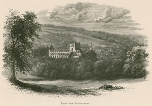 Jedburgh Abbey, z jihovýchodu od Alexander Francis Lydon