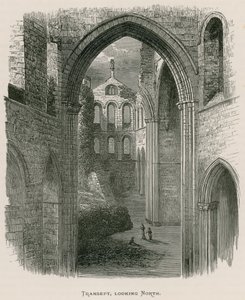 Kirkstall Abbey, Transept, při pohledu na sever od Alexander Francis Lydon
