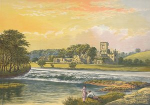 Kirkstall Abbey, c1880, 1897 od Alexander Francis Lydon