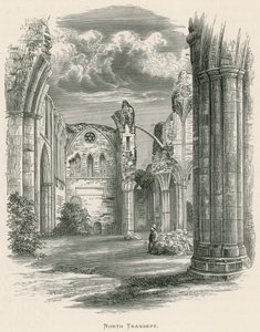 Melrose Abbey, Severní transept od Alexander Francis Lydon