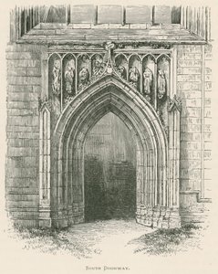Melrose Abbey, South Doorway od Alexander Francis Lydon