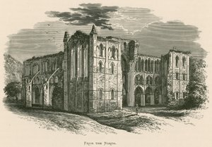 Opatství Rievaulx, od severu od Alexander Francis Lydon