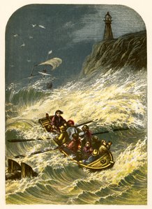 Robinson Crusoe opouští domov a ztroskotá od Alexander Francis Lydon