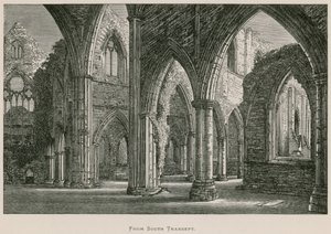 Tintern Abbey, z jižní transeptu od Alexander Francis Lydon