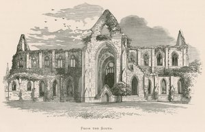 Tintern Abbey, z jihu od Alexander Francis Lydon