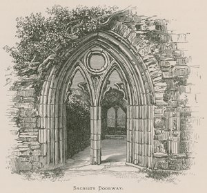 Tintern Abbey, Sacristy Doorway od Alexander Francis Lydon