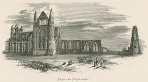Opatství Whitby, od severozápadu od Alexander Francis Lydon