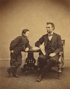 Abraham Lincoln a jeho syn Thomas (Tad)