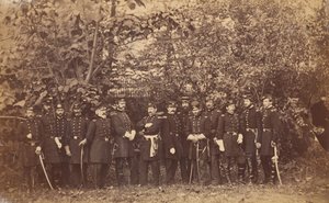 Generál McClellan a štáb, ca. 1863. od Alexander Gardner.
