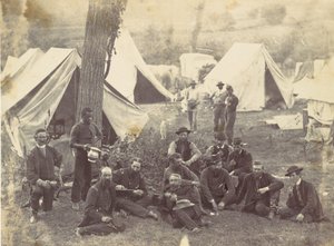 Skupina na velitelství armády Potomac, Antietam, říjen 1862, 1862. od Alexander Gardner