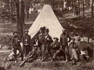 Skupina průvodců pro armádu Potomac od Alexander Gardner