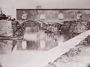 Ruiny poblíž Canal Basin, Richmond, 1865. od Alexander Gardner