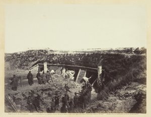 Kazatelna, Fort Fisher, NC, leden 1865. od Alexander Gardner