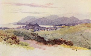 Cannes a pohoří Esterel (barevné lito) od Alexander Henry Hallam Murray