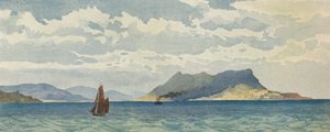 Gibraltar ze západu, c1880 1905. od Alexander Henry Hallam Murray
