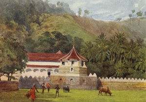 Chrám zubu, Kandy, exteriér