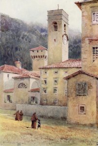 Vallombrosa, Abbey (barva litho) od Alexander Henry Hallam Murray