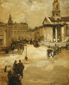 Martins in the Field z Trafalgar Square od Alexander Jamieson