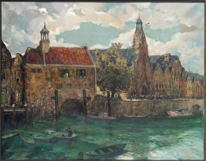 Neděle, poledne v Rotterdamu (olej na plátně) od Alexander Jamieson