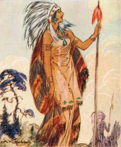 Pocahontas, dcera indiánských náčelníků, která zachránila Johna Smithe, 1937
