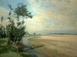 Findhorn Backwater, Moray Firth, Skotsko, 1886