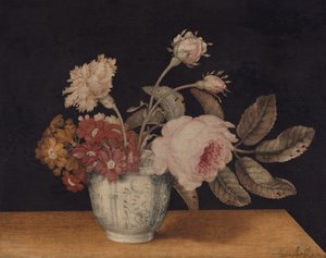 Květiny v delftské nádobě, 1663.