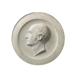Profilový portrét reverenda Dr. Henryho Wellesleyho, 1856 (carrarský mramor)