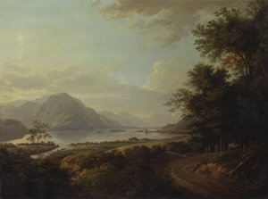 Loch Awe, Argyllshire, ca. 1785. od Alexander Nasmyth