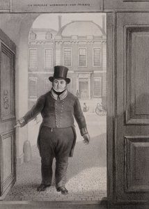 Vstupní brána, Britské muzeum, Holborn, Londýn, c1850 od Alexander O