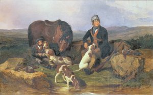 Střelba tetřeva, 1848 od Alexander Rolfe