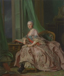 Anastasia Ivanovna, princezna Hesse-Homburg 1700-1755, rozená hraběnka Trubetskaya, 1757 od Alexander Roslin