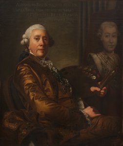 Autoportrét - Autoportrét, Roslin, Alexander (Alexandre) (1718-1793). Olej na plátně. Rozměr: 100 x 85 cm. Národní muzeum Stockholm od Alexander Roslin