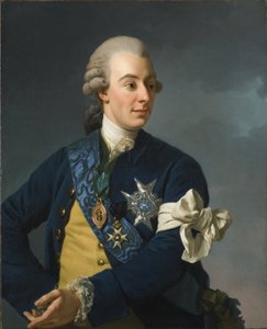 Gustav III. s náramkem svobody od Alexander Roslin