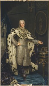Gustave III de Suede - Portrét švédského krále Gustava III (1746-1792), Roslin, Alexander (1718-1793). Olej na plátně od Alexander Roslin