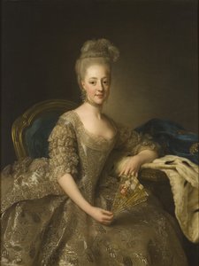 Hedvig Elisabet Charlotta (1759–1818), švédská princezna, vévodkyně ze Södermanlandu, později švédská a norská královna od Alexander Roslin