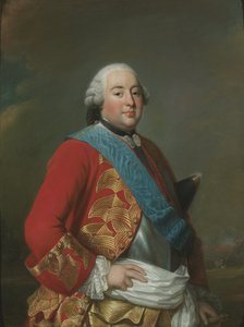 Portrét Ludvíka Filipa I. (1725-1785), Duce de Orleans, od Roslin, Alexander (Alexandre) (1718-1793). Olej na plátně, cca 1770. Rozměr : 116x88 cm. Národní muzeum Stockholm od Alexander Roslin