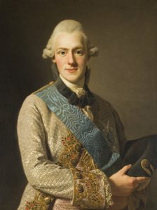Švédsky: Fredrik Adolf, 1750-1803, švédský princ, bratr Gustava III.Vévoda Fredrik Adolf, bratr Gustava III. od Alexander Roslin